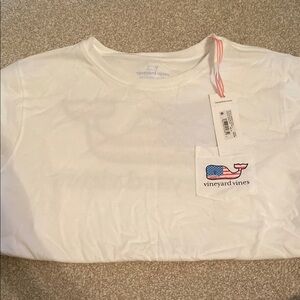 Vineyard Vines White T-Shirt with Logo